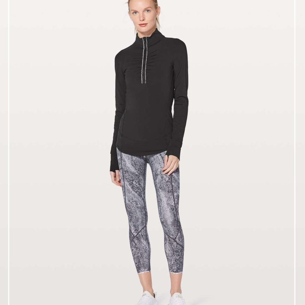 • Lululemon • Women’s Fast As Light 1/2 Zip Pullover
Navy Blue 4